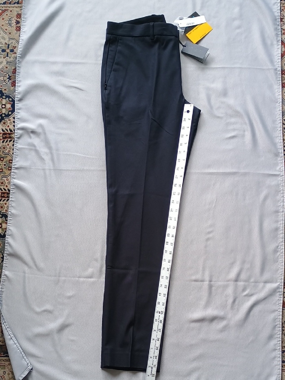 NWT JCrew dress pants- destination W32 L32- Navy blue 3XDRY